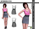 Sims 3 — -JC] Hey! Sailor Dress by JaiCaution — A cute dress that has a sailor logo on the left breast. Alternatively, A