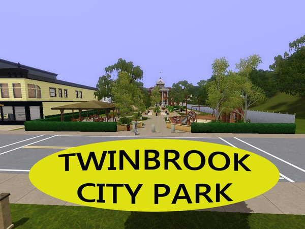 Sims 3 — Twinbrook City Park by comet65 — When you have a chess tournament, cooking contest, or just need to spend some