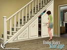 Sims 3 — Under Stairs Storage  by LilyOfTheValley — 
