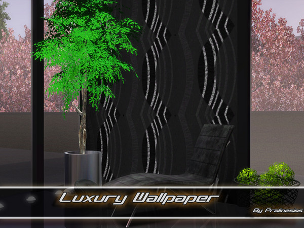 Sims 3 — Luxury Wallpaper by TSR Archive — Pattern made by Pralinesims for TSR