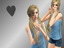Sims 3 — S.E Heart Face Paint by SceneEffect2 — A cute, small, heart face painting. Young Adults - Adult Female sims
