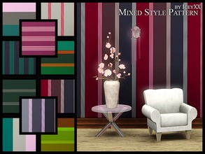 Sims 3 — Mixed Style Pattern Set 001-010 by Iceyxx — Mixed Style - Mix and Match!! A set containing 10 different pattern.