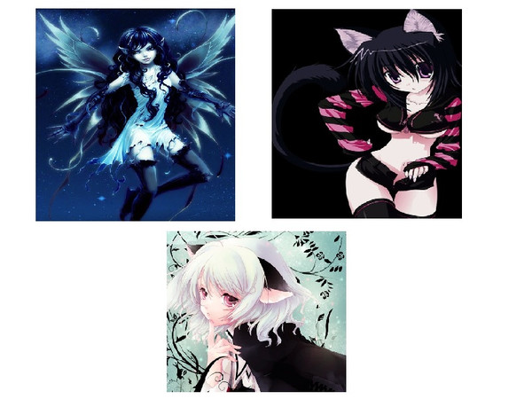 Sims 2 — Collection Of 3 Anime Floors by staceylynmay2 — 3 Anime floorings. Kitty kat, keep silence, water fairy