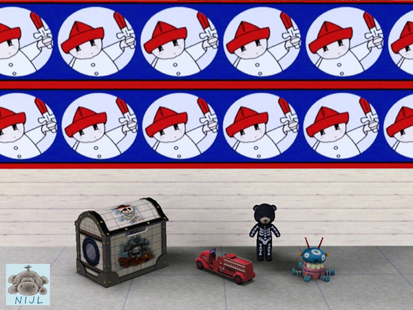 Sims 3 — pattern for boys room 6 by nijl — pattern for boys room 6