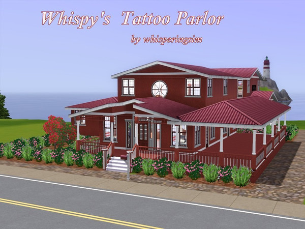 Sims 3 — Whispy's Tattoo Parlor by whisperingsim — Welcome to Whispy's Tattoo Parlor. If you are sick of the usual rat
