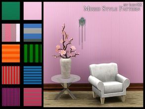 Sims 3 — Mixed Style Pattern Set 011-020 by Iceyxx — Mixed Style - Mix and Match!! A set containing 10 different pattern.