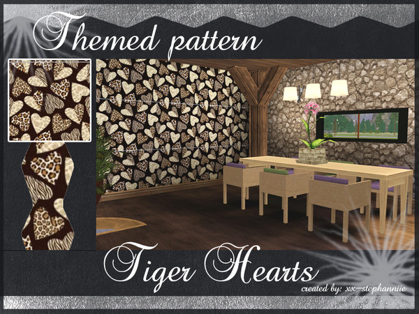 Sims 3 — Tiger Hearts by xx-stephanniie2 — Tiger Hearts. Created by xx-Stephanniie