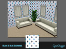 Sims 3 — Diamond Duo by cynashuggie2 — This is a simple design with Diamonds. Two different colors; Black and Blue. Both