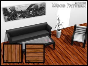 Sims 3 — Wood Pattern 001-002 by Iceyxx — Two decorative wood patterns looking like plank flooring. Perfect for every