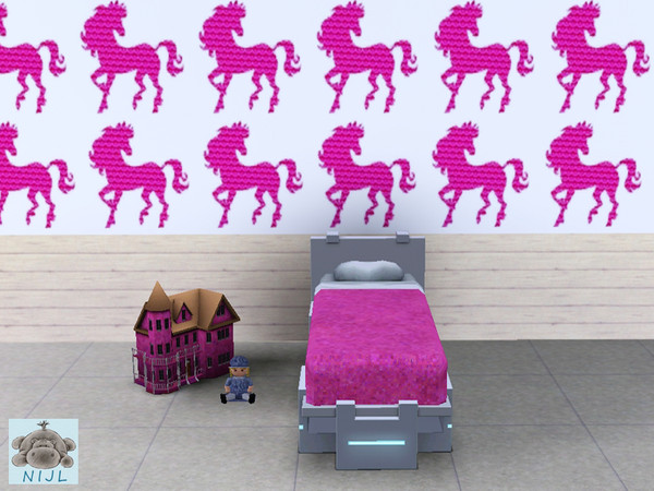 Sims 3 — pattern for a girls room 1 by nijl — pattern for a girls room 1