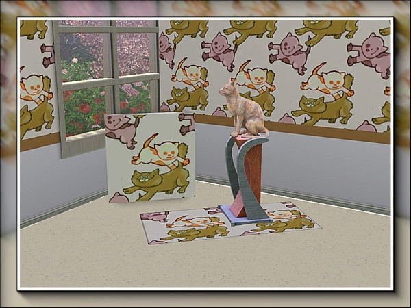 Sims 3 — marcorse_kittykat tag pattern by marcorse — Cartoon cats and kittens playing tag