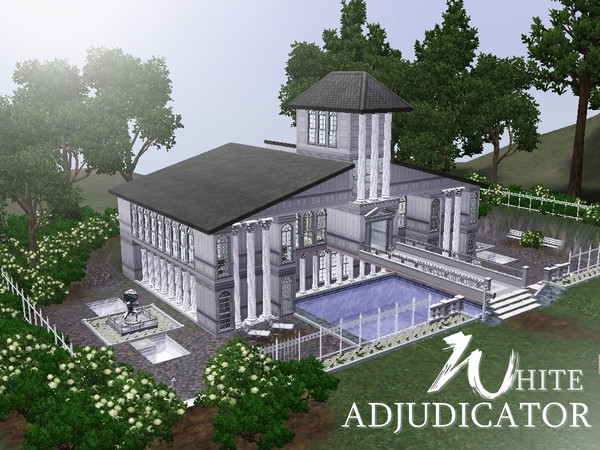 Sims 3 — White Adjudicator by enrico092 — 4 BR/ 4 Bath - This house was built in 1689, for 4 well-honored judges at that