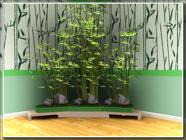 Sims 3 — marcorse_green bamboo 2 pattern by marcorse — A variation on my Green Bamboo pattern.