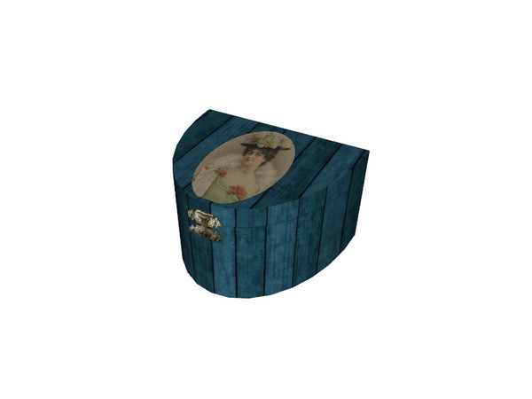 Sims 3 — Shabby Chic Romantic Hallway Desk Box by TheNumbersWoman — A bit of Romantic shabiness yet sort of Chic. By
