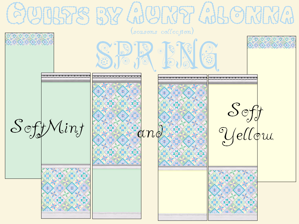 Sims 2 — QuiltsByAuntAlonna SeasonsCollection HB75 SPRING Part4 by hiedibear75 — My Aunt Alonna makes the most beautiful