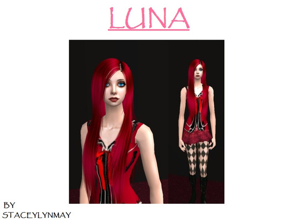 Sims 2 — Luna by staceylynmay2 — Luna is adorable :) as you can see that already. She took me just over 5 hours to