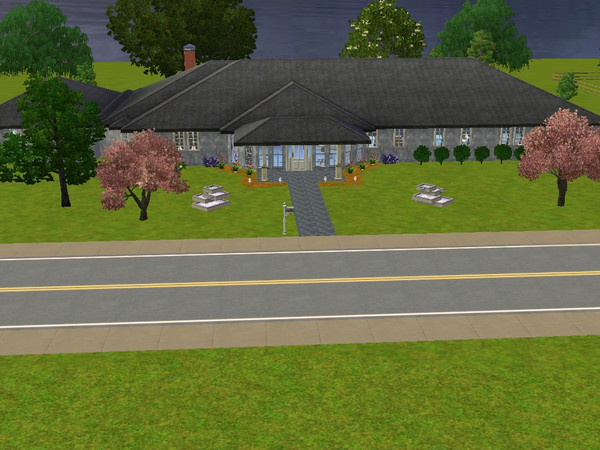 Sims 3 — A Touch Of Grey FF RF by mrscrockett01 — 5-3 + 1 anything room, fully furnished, nice one story ranch style
