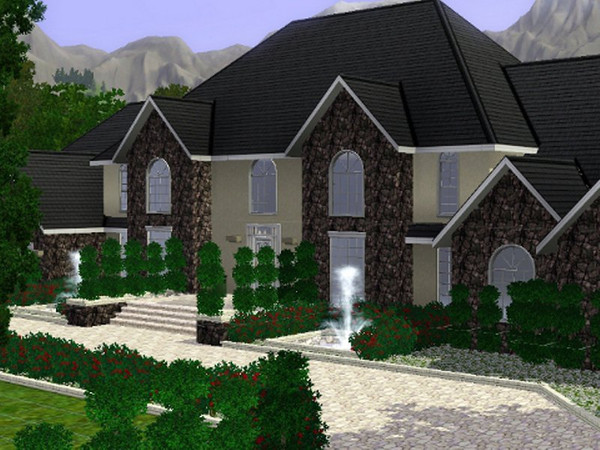 Sims 3 — 100 Mountain Falls by annie_over — Luxuirous Mansion; Fully Decorated; Two Car Garage; Ready For Any Equine