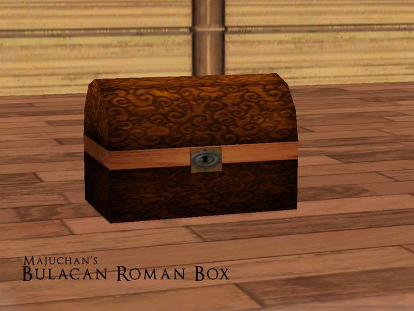 Sims 3 — Bulacan Roman Box by Majuchan — Accent to add in the room and compliments the Bulcan Living. By Majuchan