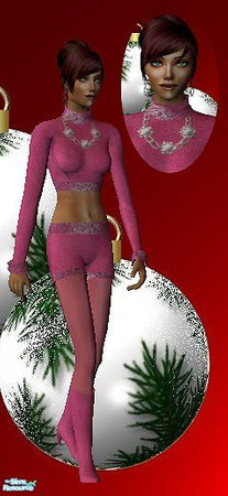 Sims 2 — The Kats Xmas recolor 7 by wytewynter — my 7th recolor of Tantras mesh