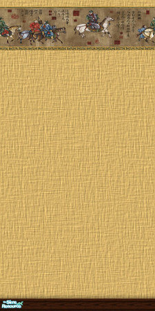 Sims 2 — Samurai Series Part 1 - Gold Textured Paint by Rowena DeVandal — Bring the mystique of the Orient closer to home