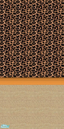 Sims 2 — Leopard walls by omeninos — leopard walls