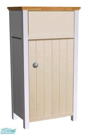 Sims 2 — fridge by Sophel21 — creme recolor of Sasilias NewPort-Kitchen