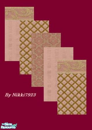 Sims 2 — Mauve Silk by nikki7923 — Part of my silk wallpaper collection.