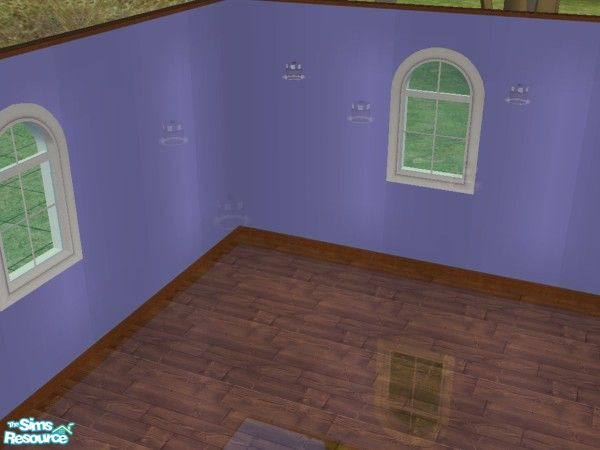 Sims 2 — Purple Kids Crayola Room - Purple Kids Wall by MinnieMinPin — 