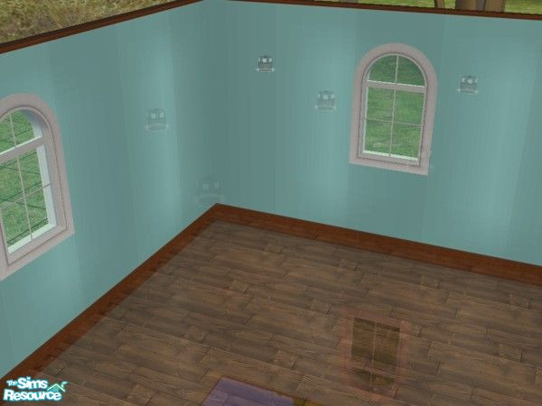 Sims 2 — Mint Kids Crayola Room - Mint Kids Wall by MinnieMinPin — 