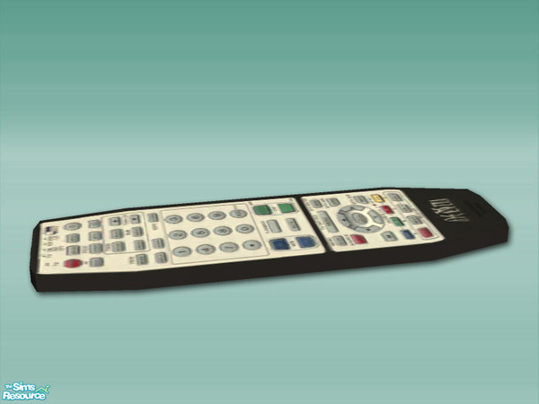 Sims 2 — Samsara - TV Decorative Remote 01  by Shakeshaft — Part of a recolour of my Samsara Set, with vibrant red