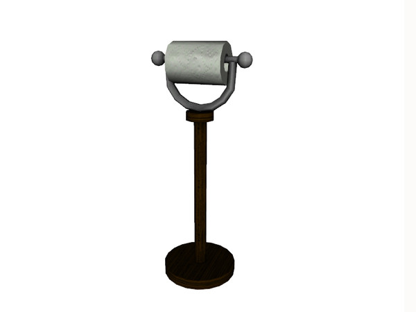 Sims 3 — Shabby Chic Romantic Bathroom Toilet Paper Roll by TheNumbersWoman — A bit of Romantic shabiness yet sort of