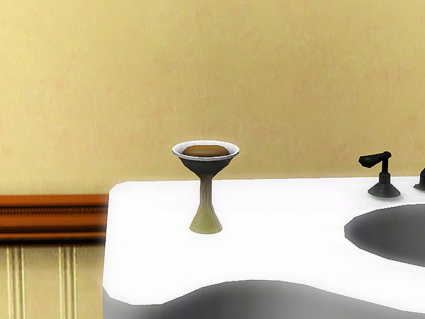 Sims 3 — Shabby Chic Romantic Bathroom Soap Dish by TheNumbersWoman — A bit of Romantic shabiness yet sort of Chic. By