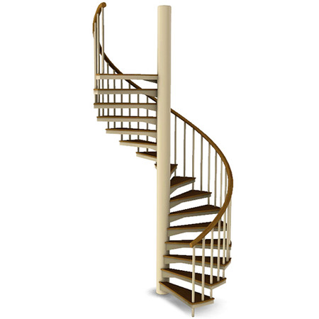 Sims 3 — Basic Spiral Stairs for Balcony by LilyOfTheValley — 