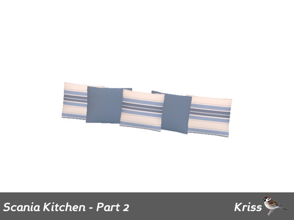 Sims 3 — Scania Kitchen Window Seat Pillows by Kriss — Part of the Scania Kitchen - Part 2 Set. For living in the