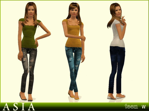 Sims 3 — ASIA-FTE-003 by Eva — ASIA-FTE-003 new mesh