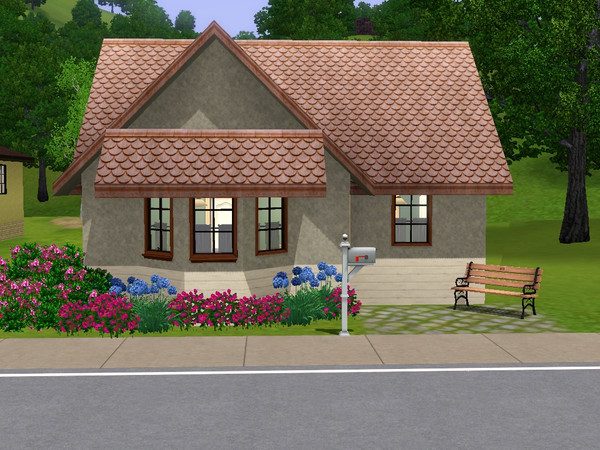 Sims 3 — Tiny Tara by Kath616 — Inspired by a house I saw on TSR built by MandySA#3 on a 10x10 lot. This tiny house has