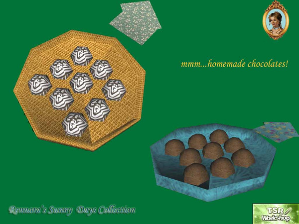 Sims 3 — Sunny Day Chocolates by Rennara — Sunny Days Collection _ Homemade chocolates;)