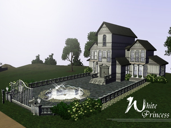 Sims 3 — White Princess by enrico092 — 2 BR/2 Bath - This house was built in 1812 for a young princess who love white