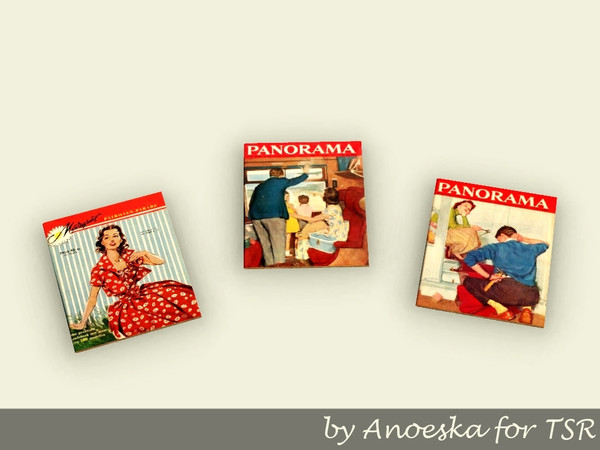 Sims 3 — Benton Magazine by AnoeskaB — Part of the Benton Livingroom. TSRAA.