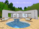 Sims 3 — Modern Beach Retreat by simmothy — Modern Beach Retreat is just that. A retreat from the madness. Every Sim