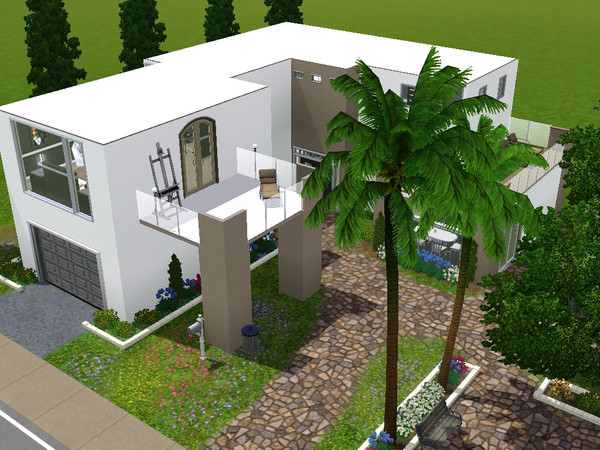 Sims 3 — Modern Beige by eMy_3m — Modern living. Create with Basegame in Riverview. Made By: eMy_3m 