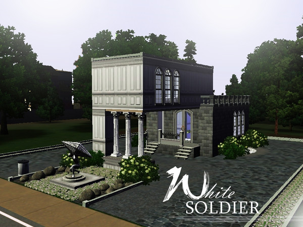 Sims 3 — White Soldier by enrico092 — 1 BR/1.5 Bath - Built in 1932. This house was made specially for a white knight as