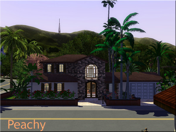 Sims 3 — Peachy by palmtreecod — Named after the roofing style from Pralinesims, this is another suburbany home. I