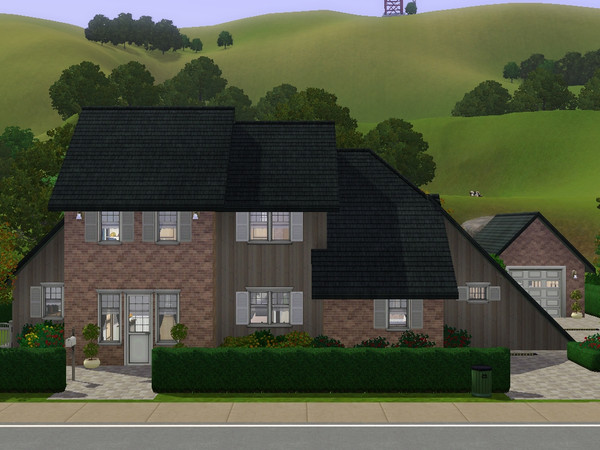 Sims 3 — Wyatt by dorienski — A spacious family home with open-plan living, dining, study and kitchen area with breakfast