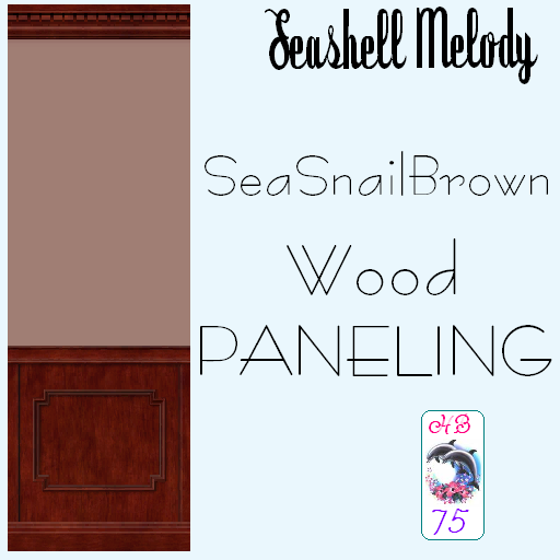 Sims 2 — SeashellMelody HB75 SeaSnailBrownPAINTS - Seashellmelody Hb75 Seasnailbrown Paneling by hiedibear75 — Seashell