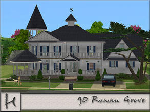 Sims 2 — 90 Rowan Grove by hatshepsut — Attractive traditional family home. Includes study room, hobby room/bedroom,
