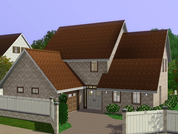 Sims 3 — Simon by dorienski — A cottage family house with living and dining area, kitchen, separate study, 3 bedrooms