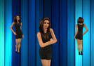 Sims 2 — Party Hard by cherrys42 — Beautiful Black Dress, Brunette, Medium Hair Height, Black High Heels With Red Bottom,