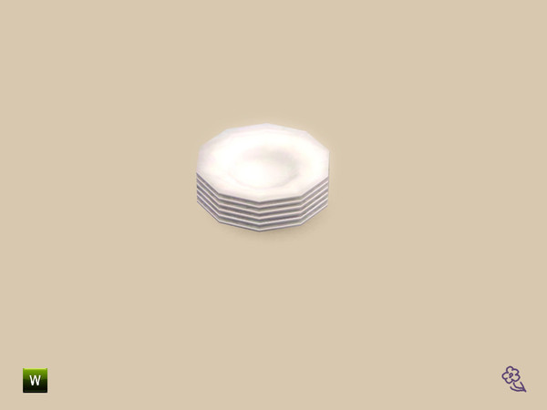 Sims 3 — Barna Soup Plates by Flovv — A pack of soup plates.
